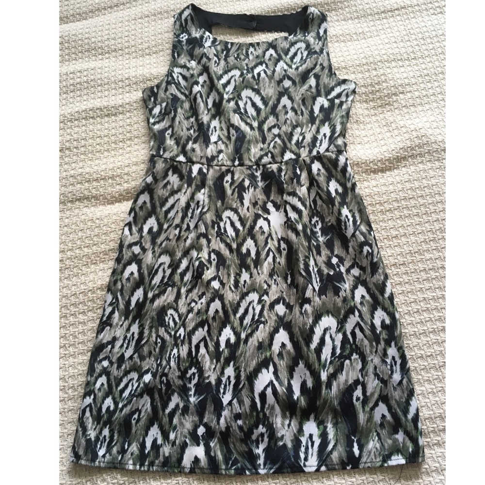 Brooklyn Industries Silky Print Sheath Dress